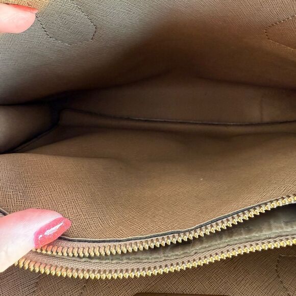 Michael Kors Beige Leather 2-Way Tote - Picture 10 of 10